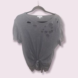 Cute Simple Grey Top